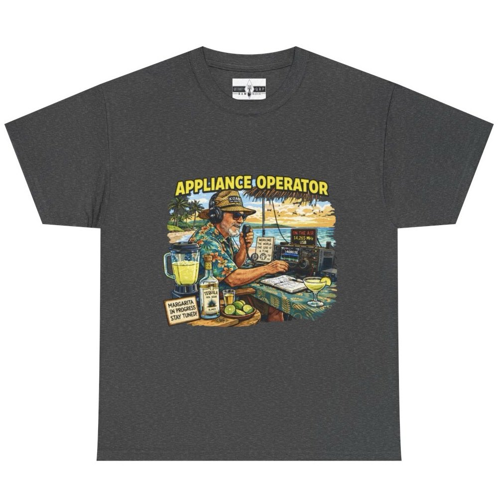 QuirkyQRP's tweet photo. New shirt for wearing at Hamfests and your club meetings. 🤣
https://t.co/M8Wm8v3Lgg
Big thank you to KI5PRK & our internet overlord friends at SkyNet for the design.
#HamHumor #Hamfest #HamHarder #RadioStuff #HamRadio #AmateurRadio https://t.co/QG5Ht6hFnE