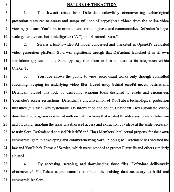 realwillhicks's tweet photo. Ethan Klein's production company Ted Entertainment is suing OpenAI, claiming the company scraped their videos without consent for its Sora model https://t.co/a9cAhqpSOp