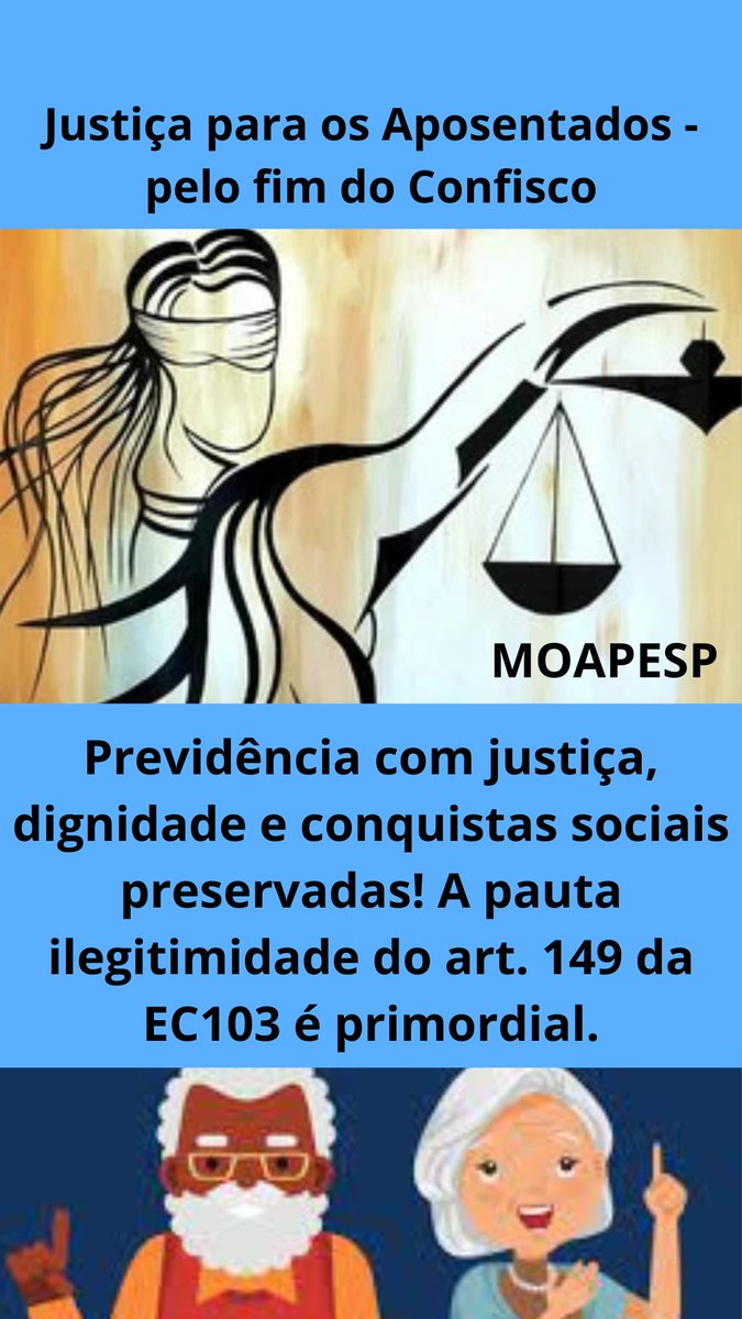 <a href="/SempreApoema/">Apoema Sempre</a> <a href="/Dry_ie/">Drica 🚩🚩</a> <a href="/Mairaavelino64/">🚩🚩Maira 🚩🚩</a> <a href="/STF_oficial/">STF</a> <a href="/nunesmarquesk/">Kassio Nunes Marques</a> <a href="/MinAMendonca/">André Mendonça</a> <a href="/Cristianozaninm/">Cristiano Zanin Martins</a> <a href="/FlavioDino/">Flávio Dino 🇧🇷</a> <a href="/ICLNoticias/">ICL Notícias</a> <a href="/gilmarmendes/">Gilmar Mendes</a> <a href="/CristianoZanin/">Cristiano Zanin</a> "Todos nós enfrentamos situações difíceis na vida.  Recomece a pauta da anticonstitucionalidade do art.149 da EC 103, Ministros.
 <a href="/gilmarmendes/">Gilmar Mendes</a>   
<a href="/STF_oficial/">STF</a>
<a href="/Cristianozanin/">Cristiano Zanin</a>
<a href="/FlavioDino/">Flávio Dino 🇧🇷</a>
<a href="/ICLNoticias/">ICL Notícias</a>  Justiça Social
#AposentadoriaJusta
Ministro Fachin Paute ADI 6254" justiça ⚖️