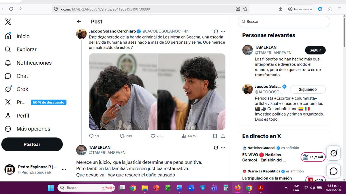 Pedro Espinosa R | Si NO ama su oficio = ENFERMARÁ tweet media