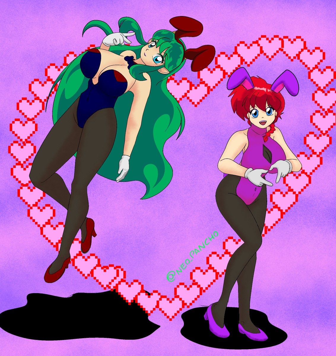 Neo_Pancho's tweet photo. 🐰🐇
#Ranma #UruseiYatsura #Lamu #LumInvader #うる星やつら #らんま #ラムちゃん https://t.co/sdy12ambNJ