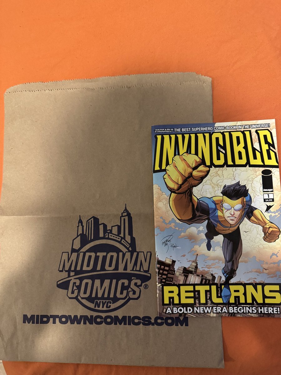 Just picked up my first comic in over 30 years. Thank you <a href="/MidtownComics/">Midtown Comics</a>