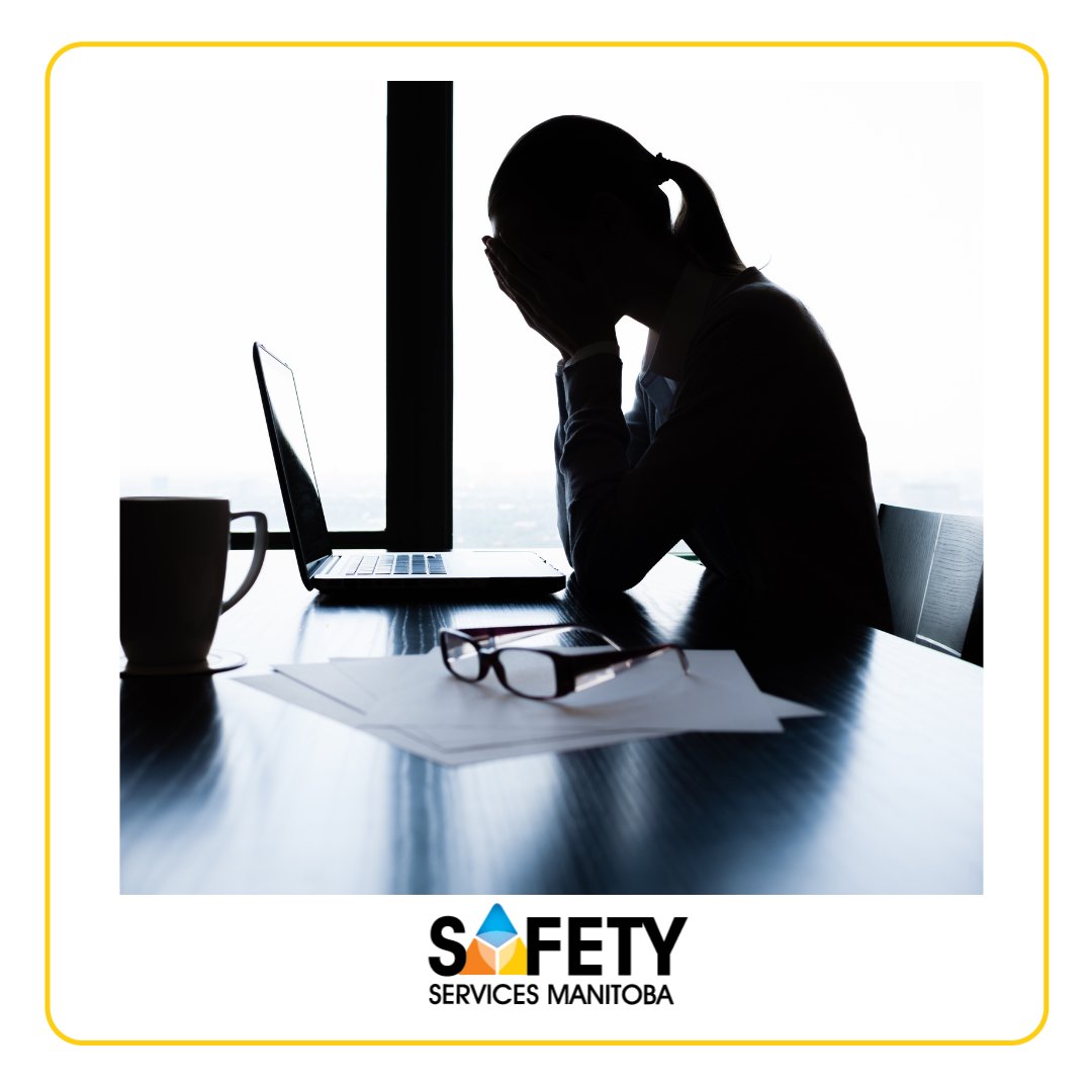 SafetyServMB's tweet photo. APRIL IS STRESS AWARENESS MONTH.
Stress doesn’t stay at home — it comes to work with us.  It can affect focus, reaction time, and safety on the job.  Checking in, taking breaks, and supporting each other all play a role in keeping workplaces safe. https://t.co/6sLo9lQlQ8