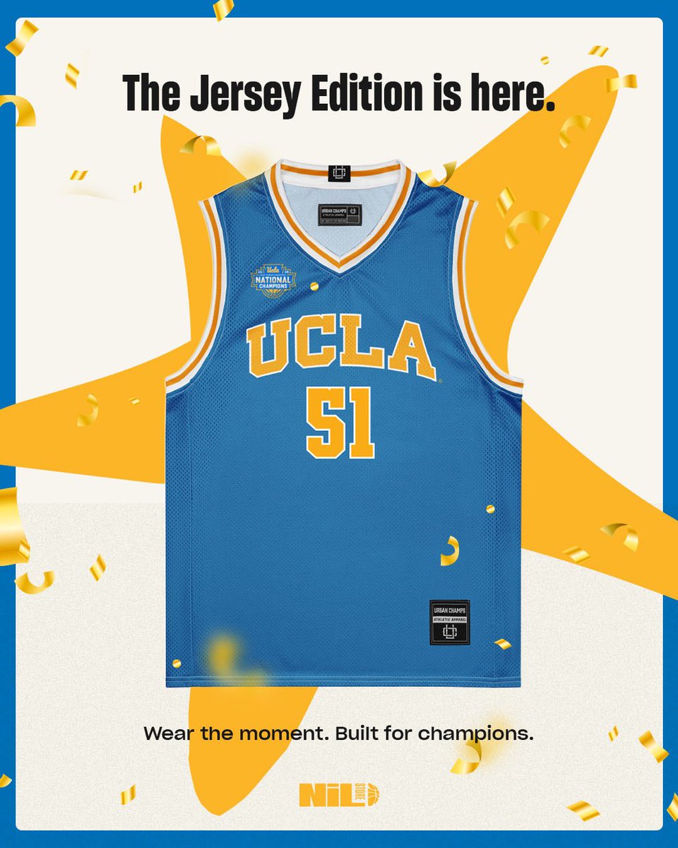 UCLANILStore's tweet photo. Watch. Win. Wear.

Shop the National Championship Collection NOW: https://t.co/4FoQOMbhHT

ALL sales directly support the athletes.

#nationalchamps #uclawbb #NIL https://t.co/5ls2uxMKSF