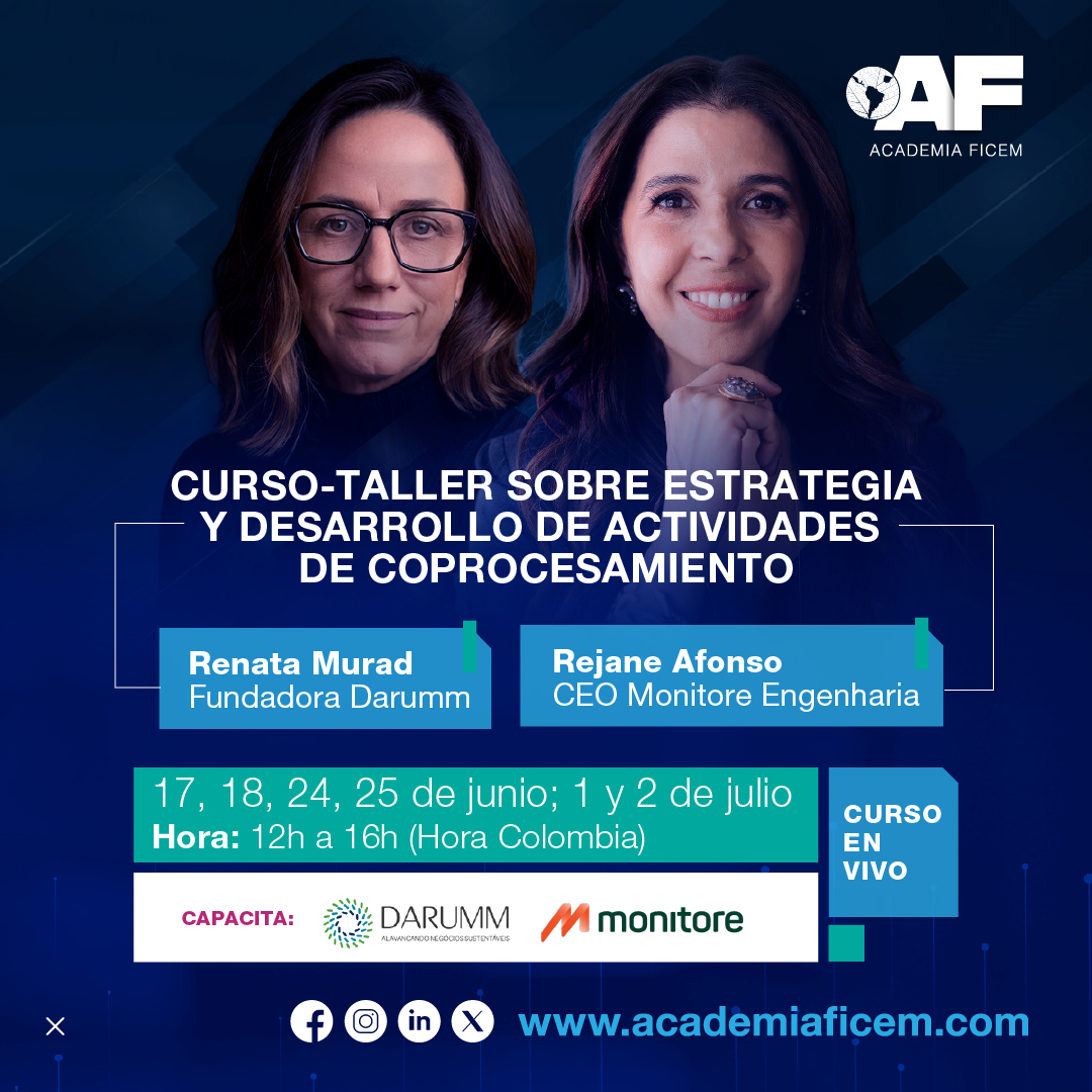 AcademiaFICEM's tweet photo. ♻️ Transforma residuos en valor y lidera la economía circular
El futuro de la industria está en la sostenibilidad y la eficiencia.
El coprocesamiento es una de las soluciones clave para reducir emisiones y optimizar recursos 🌍
🎓 Descubre el curso EN VIVO:
 “Estrategia y desarrollo del Coprocesamiento”
💡 Aprende a implementar estrategias efectivas en la industria cementera:
✔️ Fundamentos de economía circular y modelos sostenibles
✔️ Uso de residuos como combustibles alternativos
✔️ Reducción de emisiones de CO₂
✔️ Directrices técnicas y operación segura
✔️ Casos reales y mejores prácticas internacionales
🏭 Dirigido a profesionales de sostenibilidad, procesos y gestión ambiental
👉 Inscríbete y sé parte del cambio hacia una industria más responsable: https://t.co/IVyBxthVMR
Si necesitas asesoría  personalizada puedes escribirnos a nuestros principales canales de  contacto: academia@ficem.org | +57 320 9411260
Visita https://t.co/CtCrYDXn65
#FICEM #AcademiaFICEM #Cemento #Concreto #Capacitación #Desarrolloprofesional #DARUMM #MONITORE
