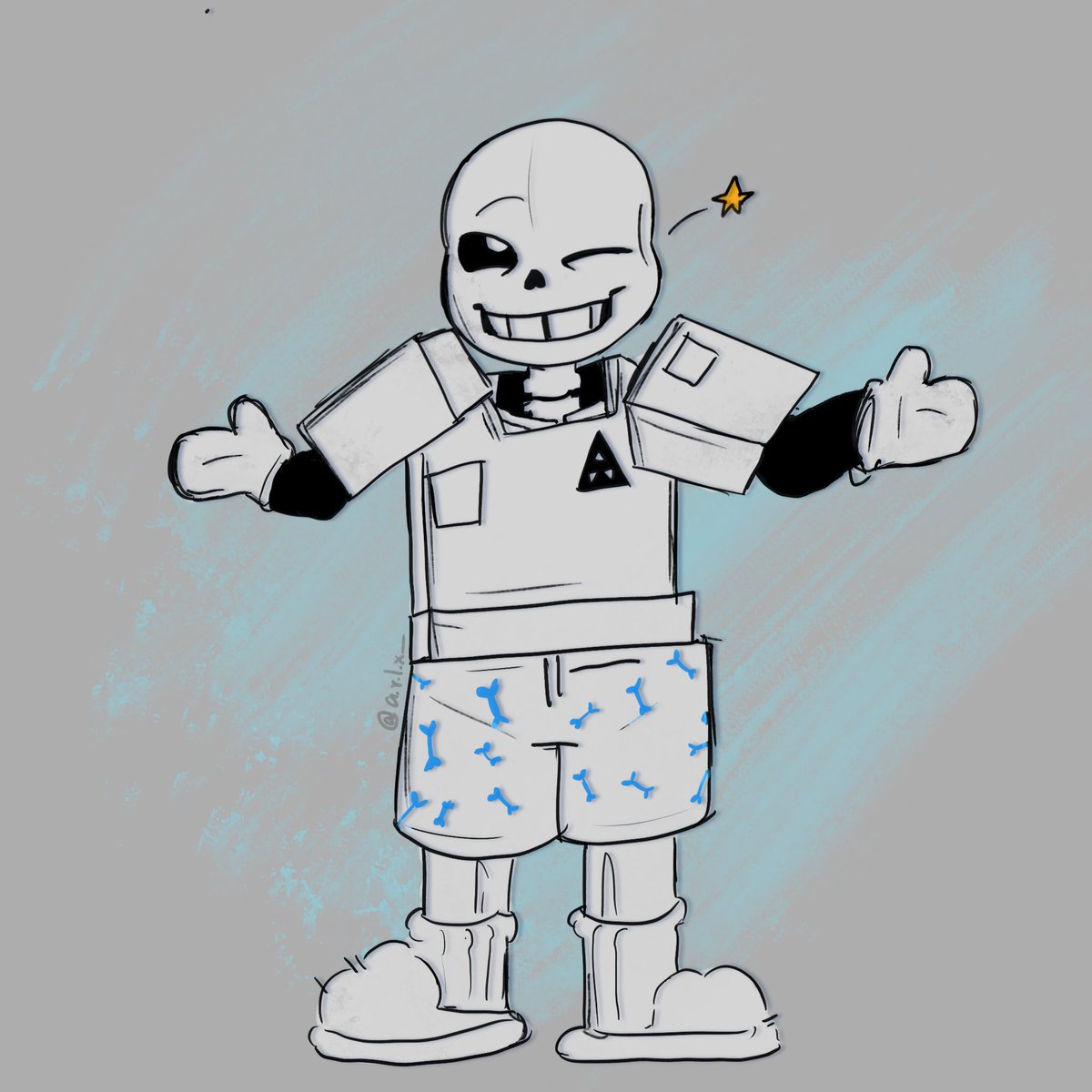 love this interpretation of swapsans 😮‍💨#undertale