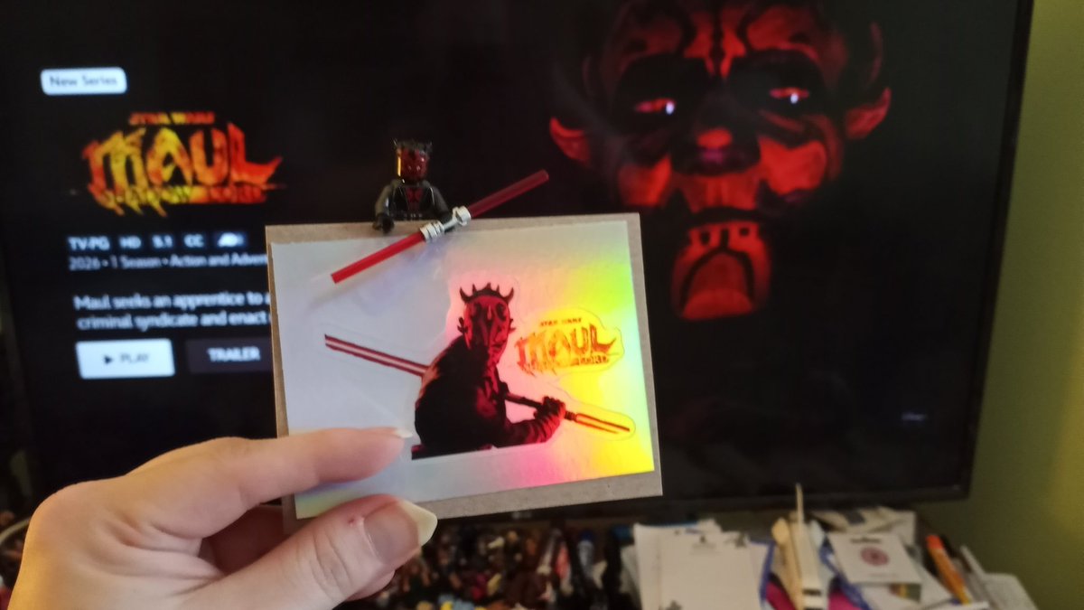 Look what came in the mail today <a href="/risebluesun/">Risebluesun ✨Maul Shadow Lord Era</a> !!!!