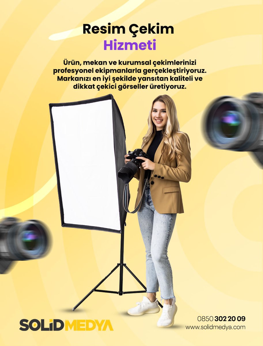 📸 Markanızı en iyi şekilde yansıtan profesyonel çekimler yapıyoruz.

Ürün, mekan ve kurumsal çekimlerde; kaliteli ekipman ve yaratıcı dokunuşlarla dikkat çeken görseller üretiyoruz. ✨
Her karede markanızın gücünü ön plana çıkarıyoruz.