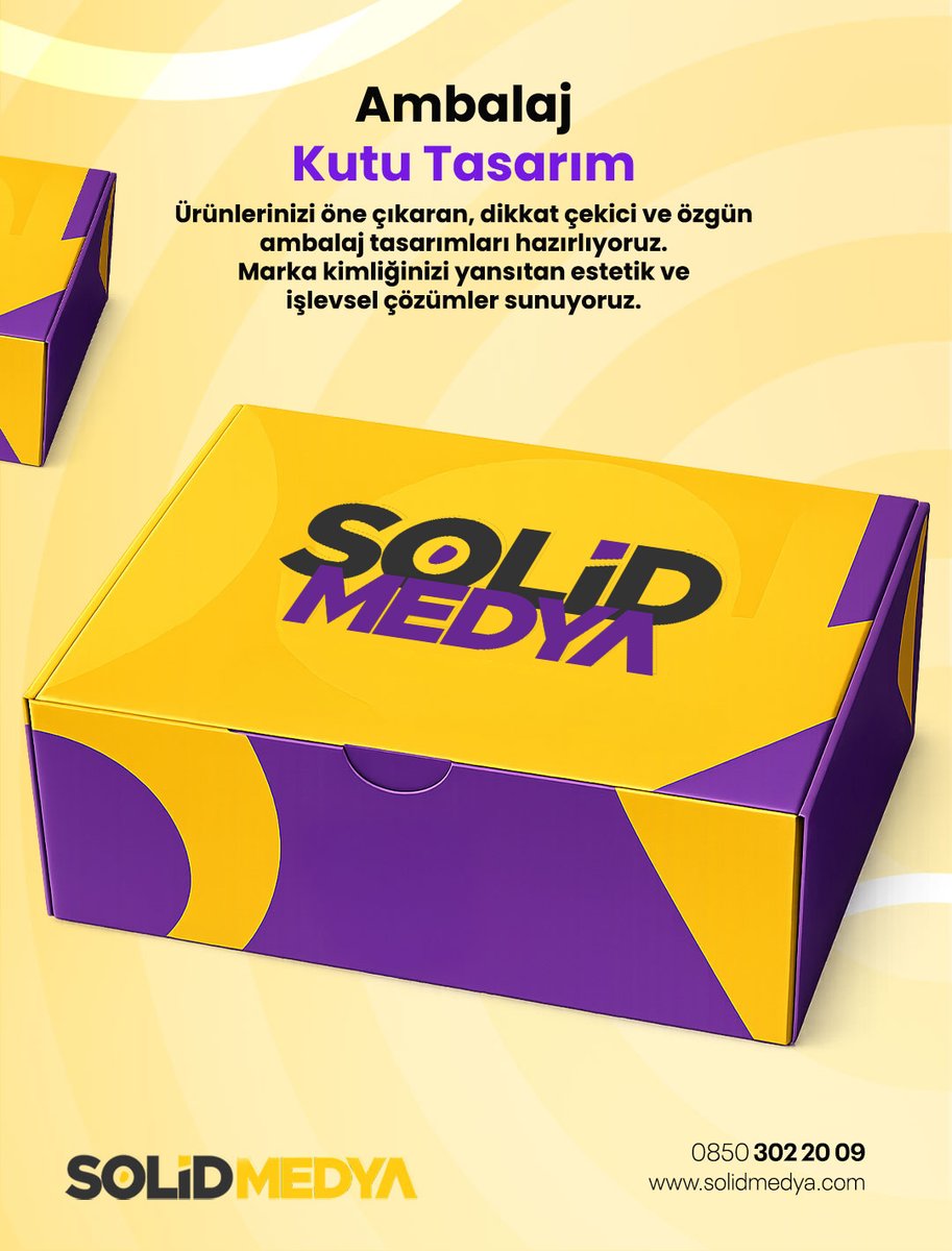 📦 Ürününüzü sadece korumayın, öne çıkarın.

Dikkat çekici ve özgün ambalaj tasarımlarıyla markanızı raflarda fark edilir hale getiriyoruz. ✨
Estetik ve işlevselliği bir araya getiriyoruz.

İlk izlenimi güçlü olan markalar her zaman bir adım öndedir. 🚀