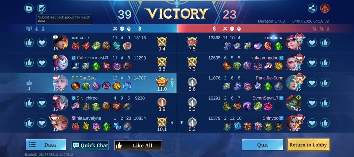 kita usahakan immortal immortal itu di season ini