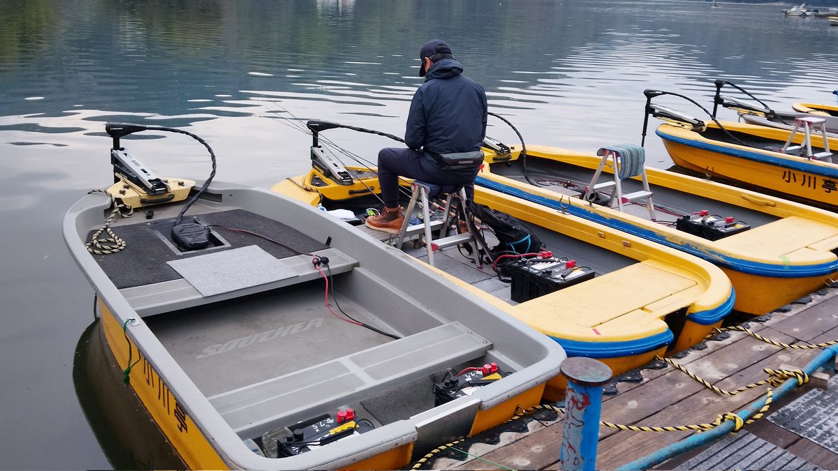 釣船小川亭@相模湖 tweet media