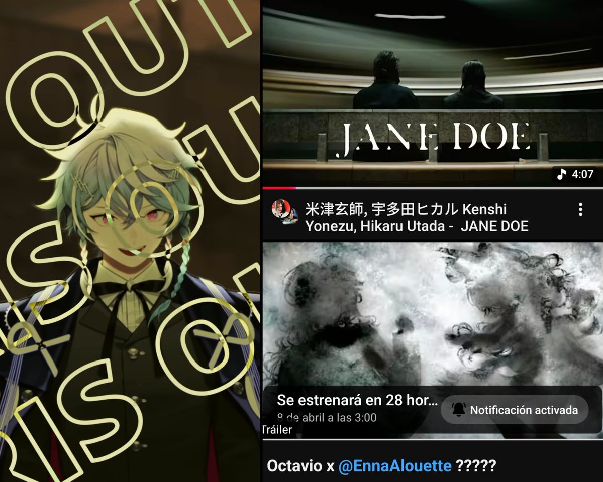 stuart03_'s tweet image. JANE DOE COVER PLS😭🙏
When I clicked on the video, the trailer is his Iris Out short cover‼️ Maybe its a hint, or is it always like that?😵‍💫
The Octavio x Enna duo will be majestic🔥🛐