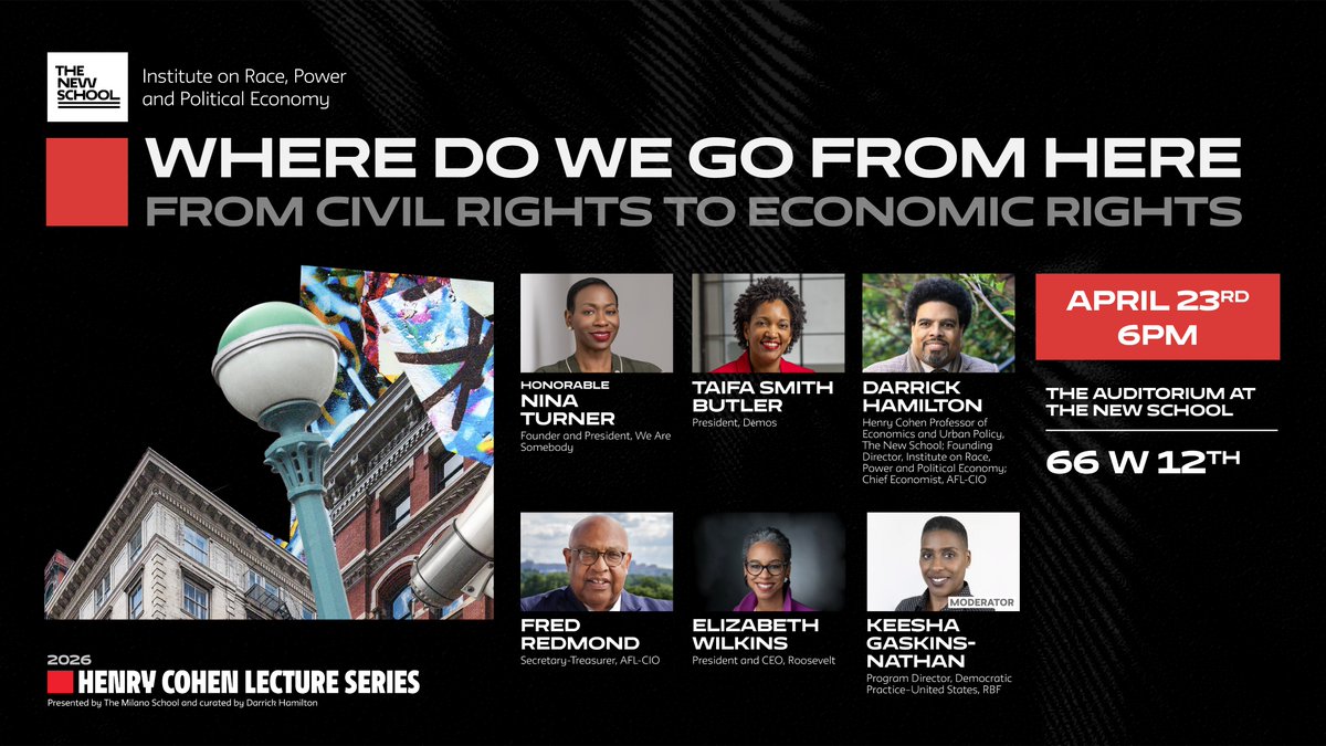 Institute on Race, Power and Political Economy tweet media