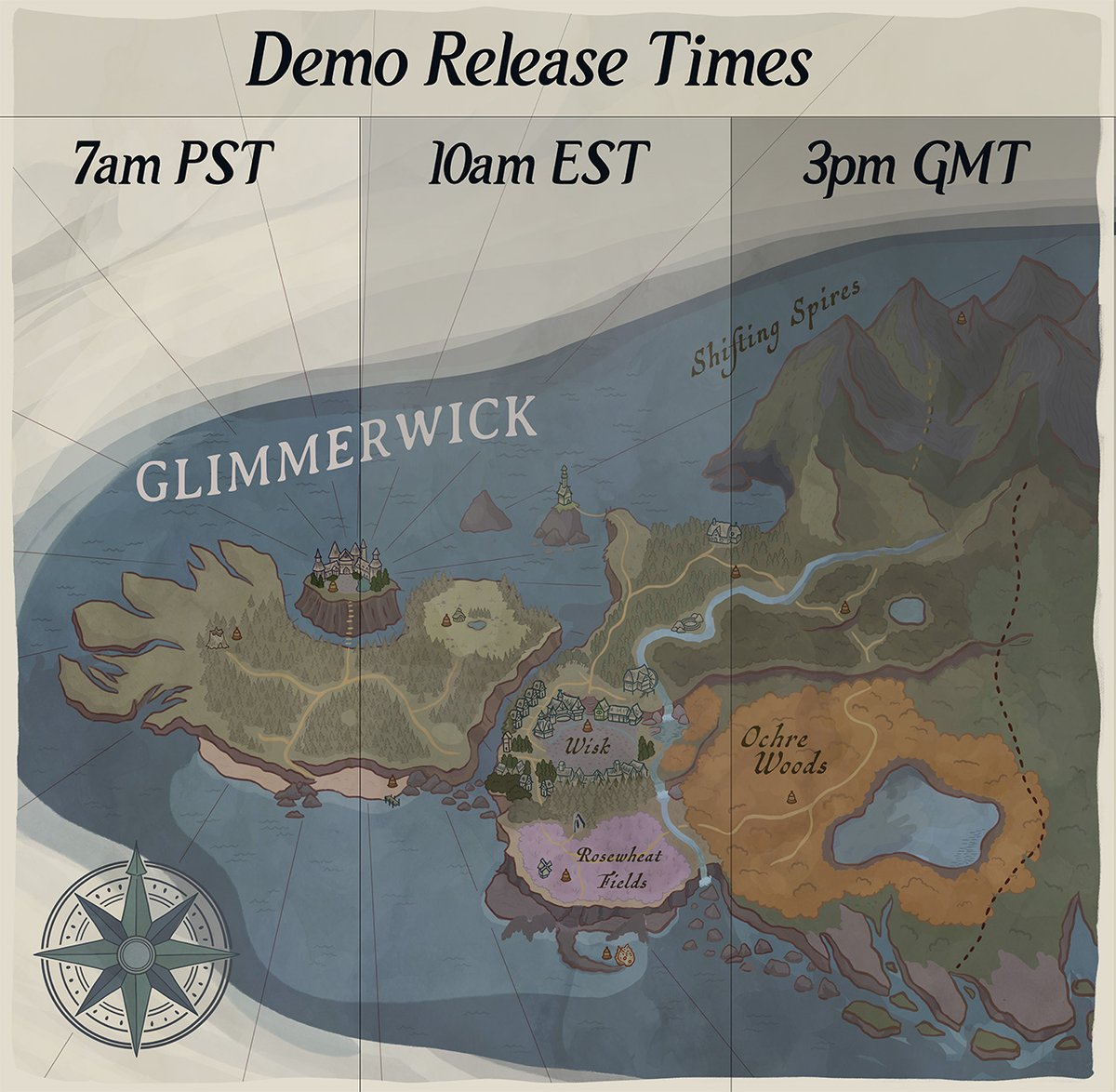 eastshade's tweet photo. 🎻🪈 🔮Songs of Glimmerwick demo comes out tomorrow at 7am PST! 🎶🧙 https://t.co/kcDHqEvxbe