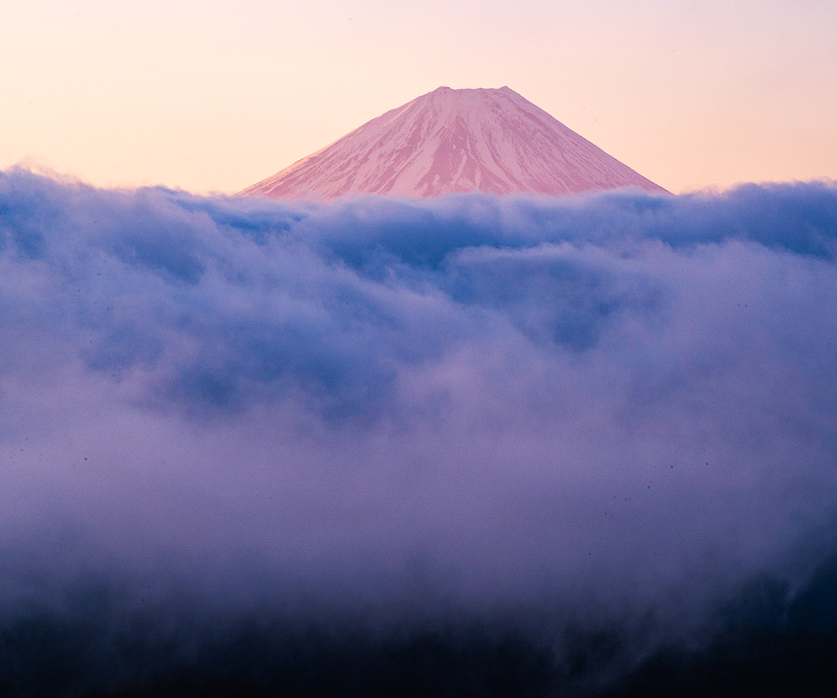 hina21no3's tweet image. 雲海に高く

富士川町で昨日撮影
#富士山　#雲海　#日の出