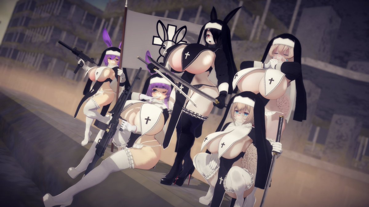 Mookmook732's tweet photo. 🔫🐰✝️🪖
#CM3D2 #カスタムメイド3D2 https://t.co/6P8bMa3FqS