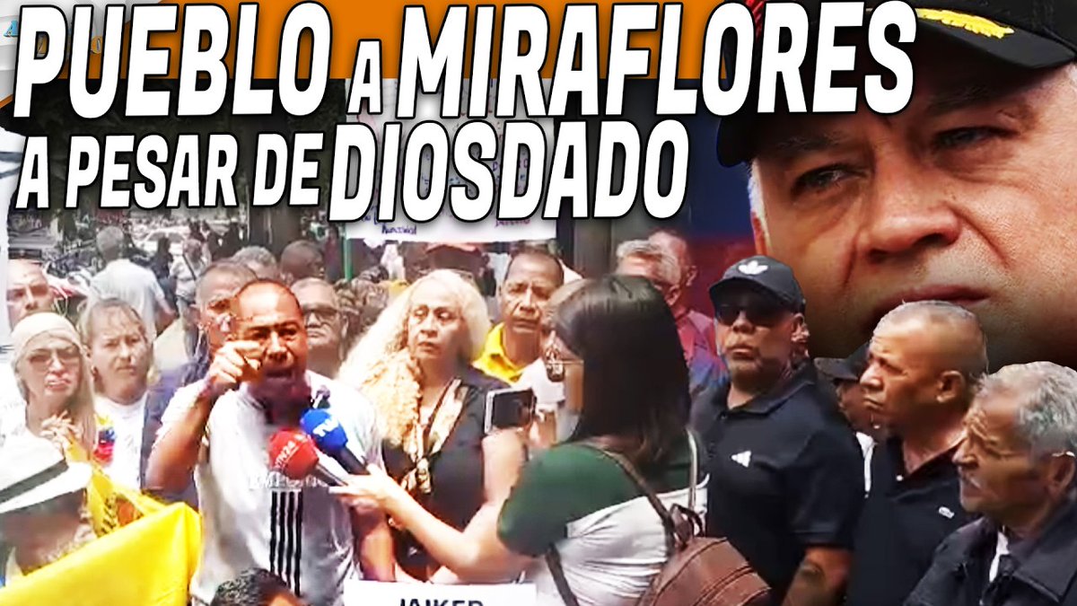 MiguelContigo's tweet photo. 🔴 EN VIVO

EL PUEBLO A MIRAFLORES A PESAR DE DIOSDADO

A pesar de que el jefe de la represión del régimen moribundo "alertó" sobre la "nueva agenda de violencia de los extremistas" y convocó una movilización chavista para este mismo 9 de abril el movimiento de los trabajadores no se rinde y reafirmó su intención de marchar a Miraflores ese día, a exigir un salario digno y la recuperación de todos los beneficios perdidos gracias a la mal llamada "revolución bolivariana".  

Disfruta de la emisión completa del Ahora Mismo ingresando y suscribiéndote a nuestro canal de YouTube https://t.co/0hsiYuMe1o