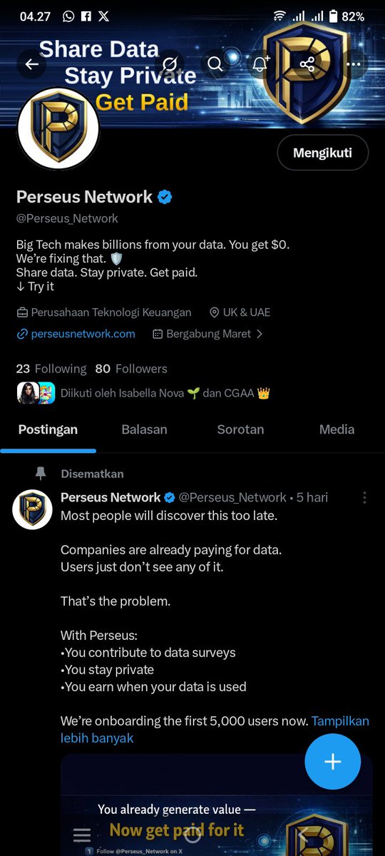 OXMAEMTONGSENG's tweet photo. @Bulls_Crypt0 @Perseus_Network Tg: Pribumi https://t.co/wyG3DAR4xL