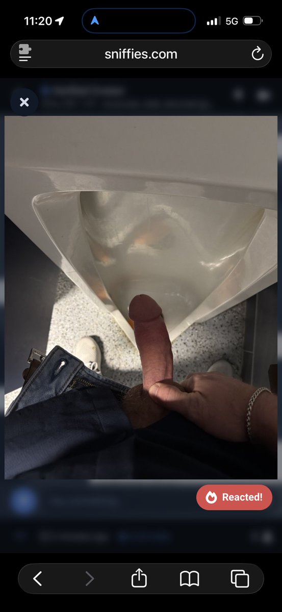 Cameronhs2009's tweet photo. What a quick fun trip at the rest area today. He was trying to record me while I was recording him.  Super busy rest area.  Busted my load so fast &amp; scooted out of there.  Understall. Over stall. Urinal Fun!! 
#Sniffies #Understall #Urinalfun #Mens #Gaycruising #Sneakers #Cumtag https://t.co/NPHhdJFpyV