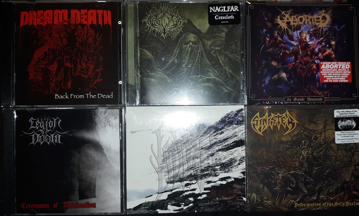 WadeRog92024938's tweet photo. #DreamDeathDemos #Naglfar #Aborted #LegionOfDoom #Isvind #Sinister #CDS #MetalMusic https://t.co/YSIhwi7Al6