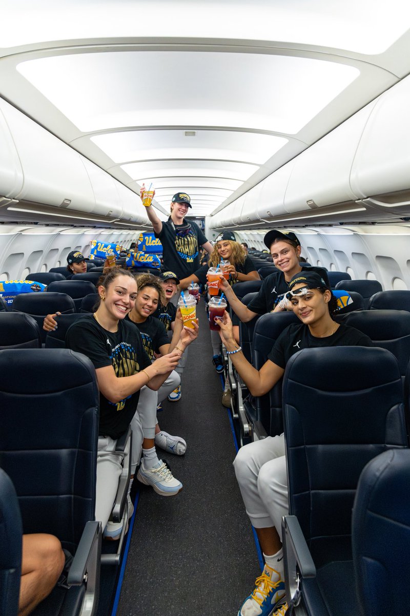AngelaDugalic's tweet photo. National Champions. Sip to that. @sonicdrivein #sonicpartner 

*Sonic is a proud sponsor of UCLA Athletics https://t.co/jFsxCQ9syo