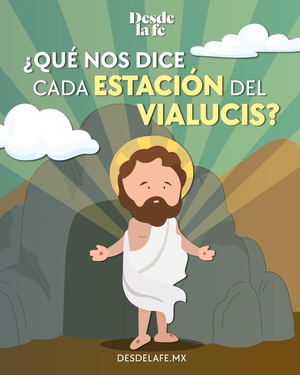 DesdeLaFeMx's tweet photo. ¿Qué es el Vía Lucis y qué nos dice cada estación? 😯✨

Un camino que recorre la #Resurrección de Jesús y nos recuerda que la historia no terminó en la cruz, te lo compartimos aquí: https://t.co/1HuPbwGIEH

#Pascua #cruz #vialucis https://t.co/2N9dJCXlZX