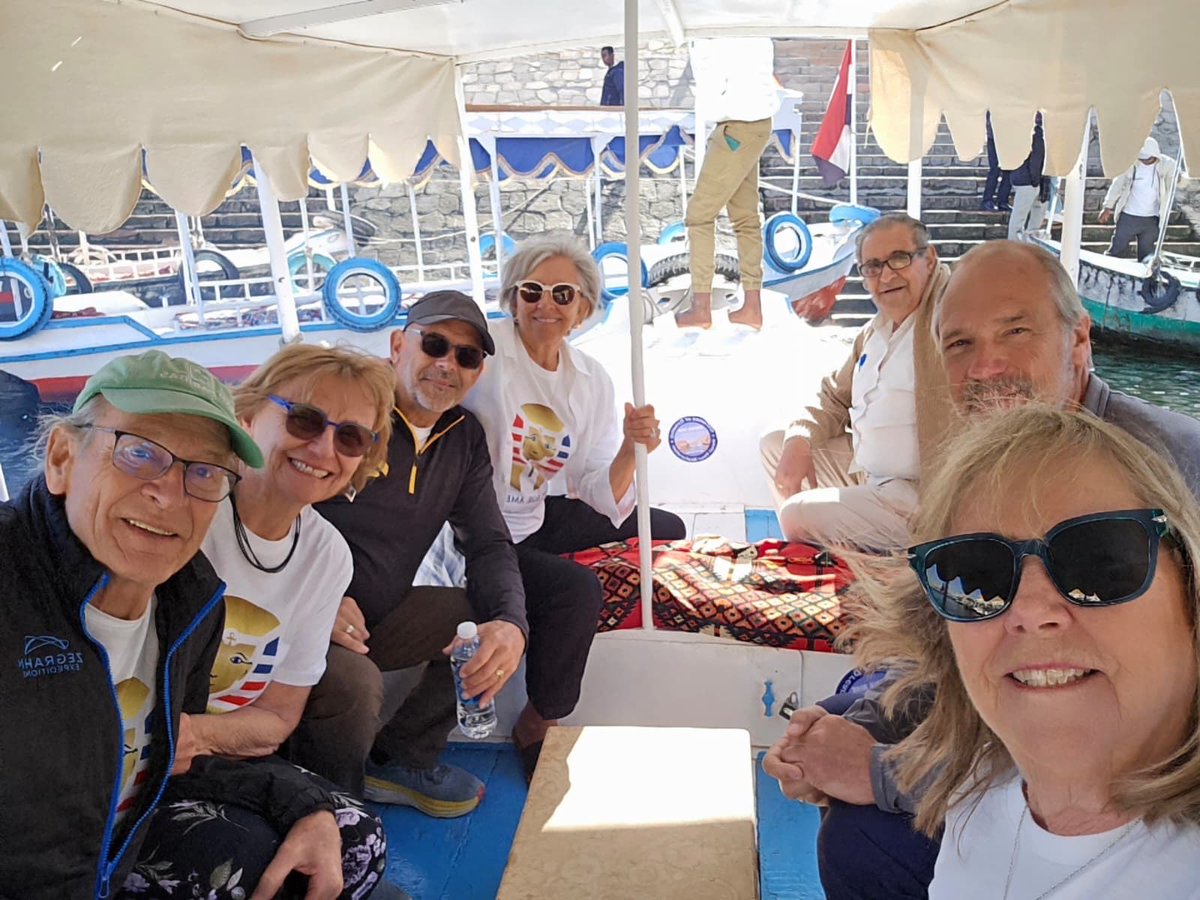 Egypt4Americans's tweet photo. “We just wanted to let you know everything has been fantastic.  What service @Egypt4Americans !! Everyone has been amazing.  Thanks for making this a wonderful experience.” —Beverly https://t.co/lhjLg4H9sq