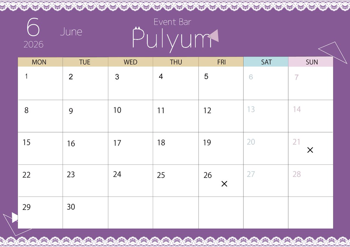 Event Bar Pulyum【一日店長ができるお店】2号店🎀 tweet media