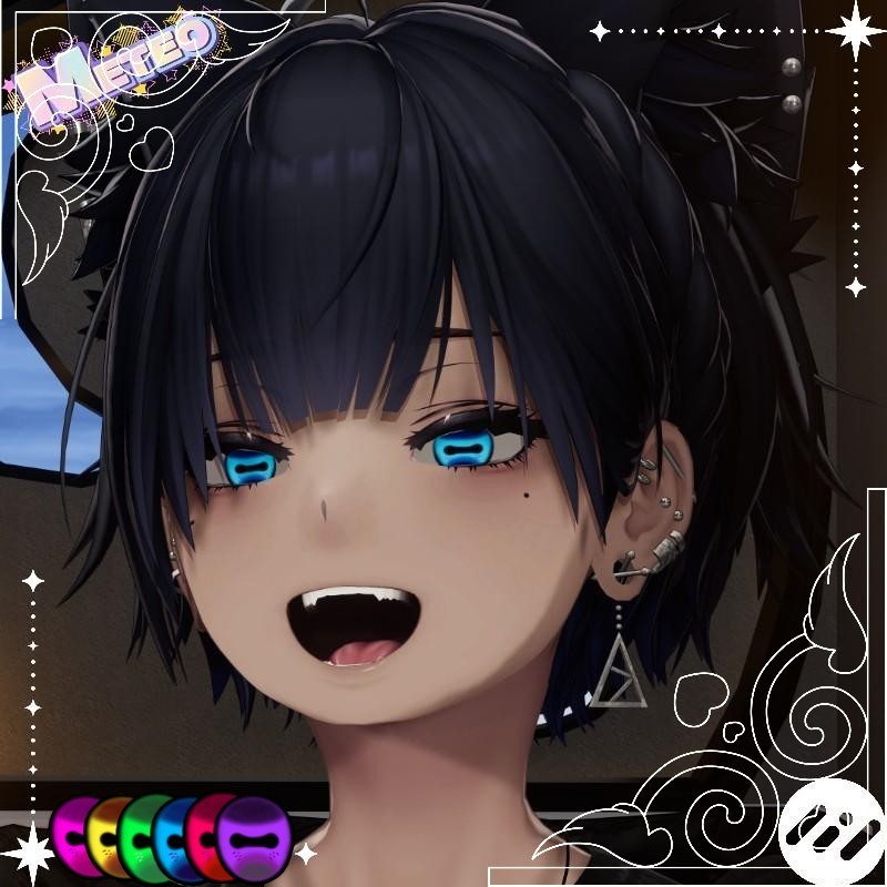 VRCMeteo's tweet photo. 👁️その目、少しだけ違う。🌙

異形eye texture
プレゼントキャンペーン🖤✨
このポストを
 リポスト＋いいね してくれた方の中から
 3名さま にお届けします🌈

かわいいのに、どこか異質。
そんな瞳、つくってみませんか👁️🖤
⏳応募締切：4月15日

BOOTH
https://t.co/NUMBQPGSSD

#VRChat #BOOTH https://t.co/4OOgMqSIdr