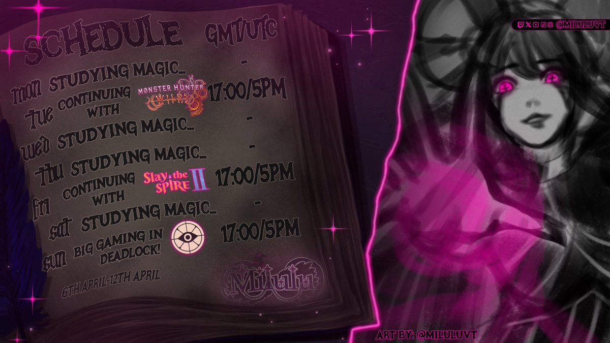 Milulu🐦‍⬛🩷| Vtuber & Artist tweet media