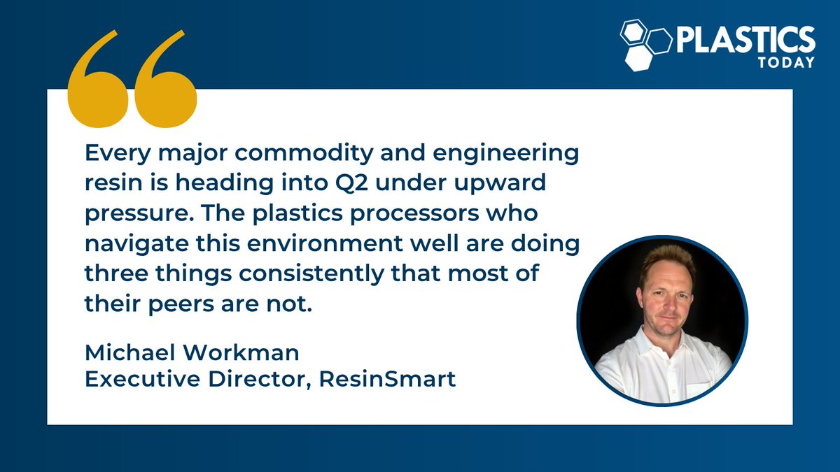 plasticstoday's tweet photo. Feedstock contracts have come in significantly higher across virtually every major #plastic input this month, writes Michael Workman in this week’s Resin Price Report. Here’s what #resin buyers should do to make the best of a bad situation: https://t.co/ckorpdcwja https://t.co/1w9XRKCXed