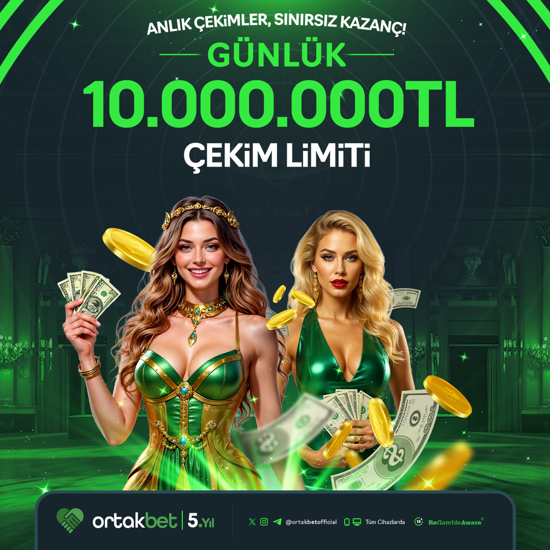 💸 ANLIK ÇEKİM, SINIRSIZ KAZANÇ! 💸

OrtakBet’te sınırlar yok! 🚀
Her gün 10.000.000 TL’ye kadar çekim limiti ile kazançlarını anında hesabına aktarabilirsin. ⚡

Kazananlar arasında yerini almak için hemen tıkla! 🎯

🔗 Detaylar: ortakbet.xyz/giris