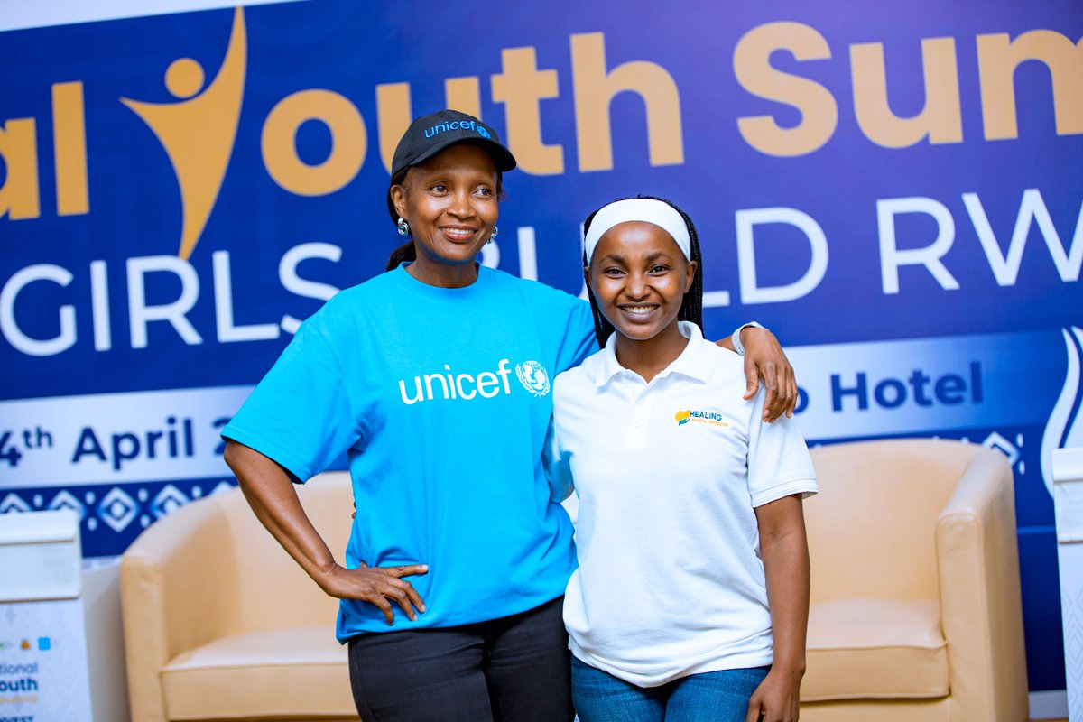 HealingHearts78's tweet photo. Healing Hearts Initiative had a
Privilege to meet with @unicefrw representative at #NationalYouthSummit2026 🇷🇼

Strengthening partnerships for youth mental health. https://t.co/EdU7PntOX5