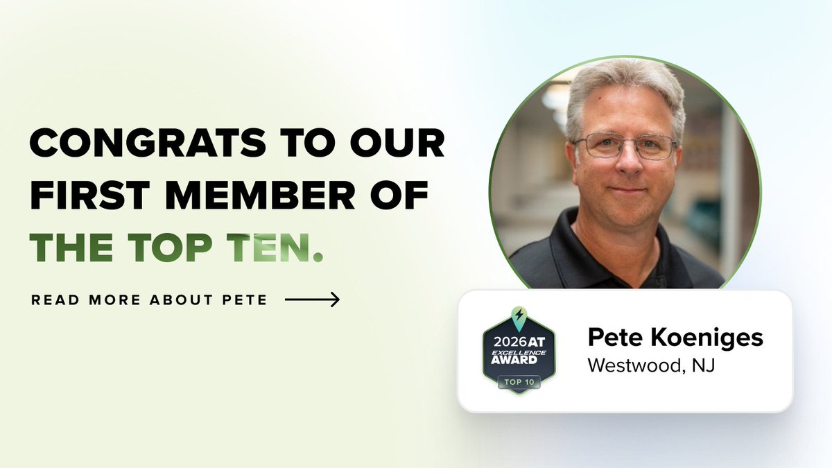 perryweather's tweet photo. A player collapsed. Pete acted. A life was saved. ✨

Pete Koeniges of Northern Highlands Regional High School in Westwood, NJ is our first top ten honoree for the 2026 AT Excellence Award, and the exact reason why this award exists.

Athletic trainers are first responders, and Pete proved it through his actions.

Congratulations Pete, and stay tuned for the rest of the top ten finalists! 🏆