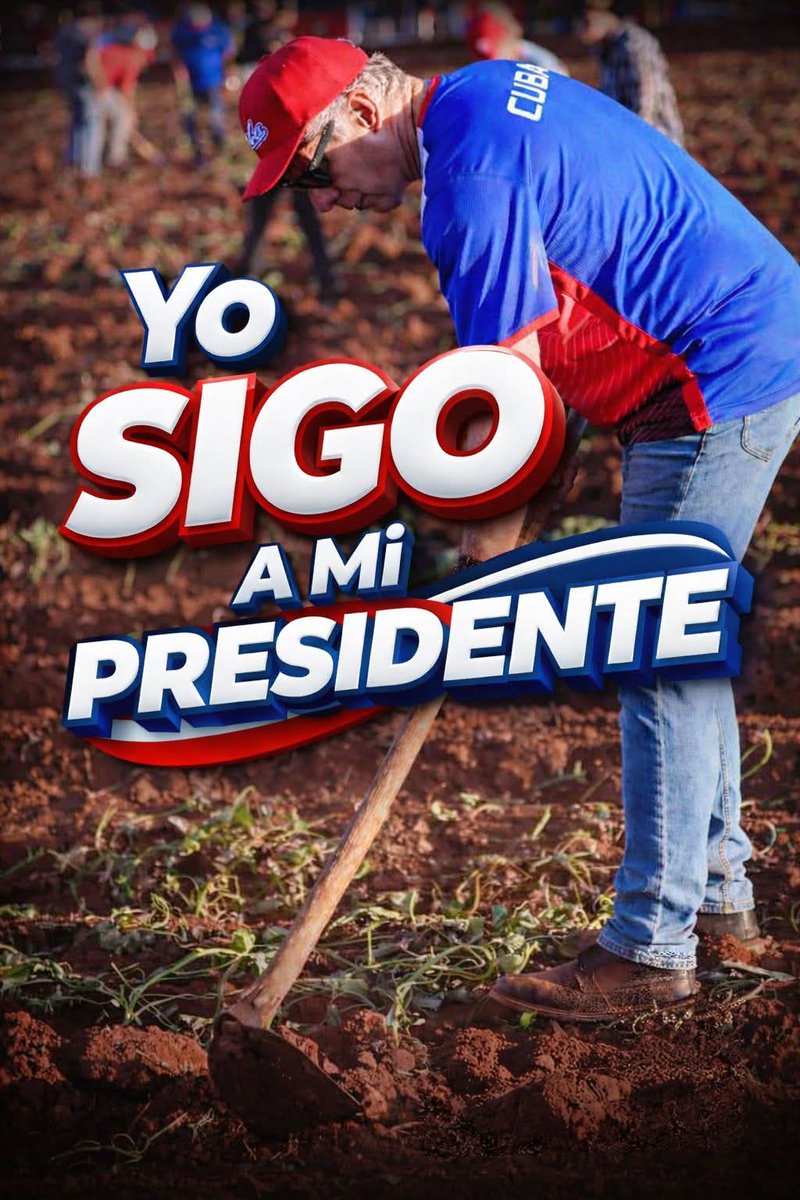 Nuestro presidente ejemplo de liderazgo. #YoSigoAMíPresidente #CubaEstáFirme