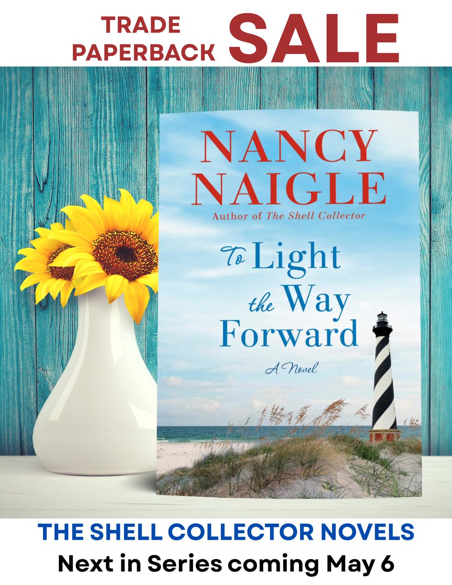 nancynaigle's tweet photo. On AMAZON! 42% off this trade paperback.
Grab To Light the Way Forward today for just $10.50.
https://t.co/hDiO4yoQ6g
#MothersDay #Readromance #cleanread #wholesome #coastalliving #beachread #bookclub #southernfiction #paperbackbookdeal #amazondeal https://t.co/i5l2Om53uS