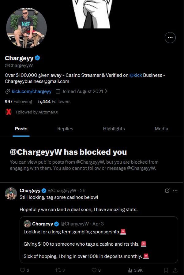 clint_curious's tweet photo. I only discovered about @ChargeyyW last week (because of his desperate posts on X). I was wondering why everyone calls him a larper but I found out about it quick.

Flexed being rich -> Asking for Sponsorship deals -> Deal Signed -> Begging for $1k -> Asking for sponsors. LARPER https://t.co/7dx7vngCaP
