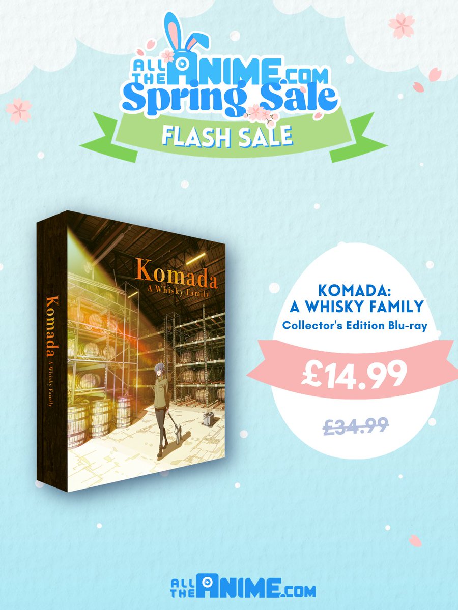 🚨 FLASH SALE 🚨

You have JUST 24 hours to grab Komada: A Whisky Family - Collector's Edition Blu-ray for only £14.99! 🤯

Don't miss out! spkl.io/6016AFsoO