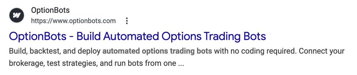 jordanfogel's tweet photo. Step 1) Search up “OptionBots” on google and make an account with them

It’s the software I use to copy these bots with no code

(I have a discount link I’ll share at the end) https://t.co/BM41flvU8j