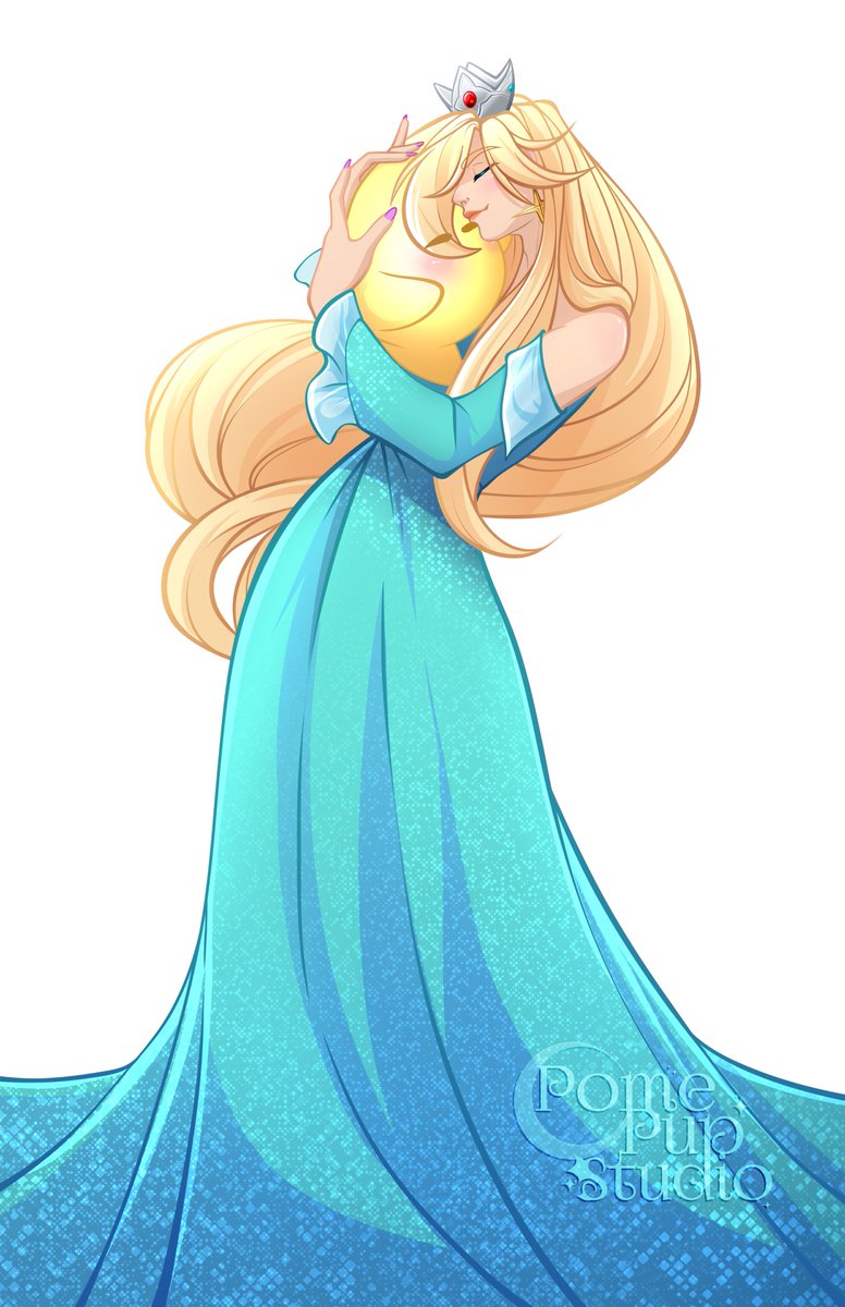 PomePupStudios's tweet photo. In honor of the new #SuperMarioGalaxy Movie we decided to make some #Rosalina fanart!

Honestly super proud of this piece and maybe will sell prints of it one day~ https://t.co/uShPmpLaJ4