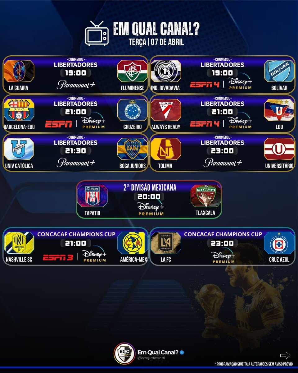 Em Qual Canal? tweet media