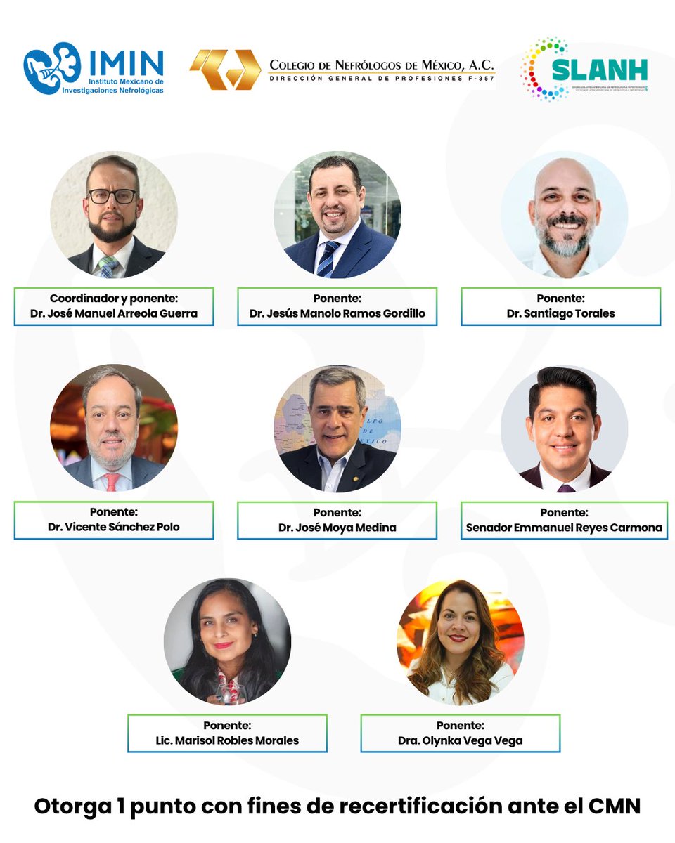 IMINmx's tweet image. 🩺 Comité de Enfermedad Renal Crónica presenta, “ERC en México: la transición pendiente de la innovación a la política pública”.

📅 Jueves 16 de abril | 20:00 hrs.
🖥️ Acceso Gratuito | Modalidad Virtual.

…r.virtualcongress.integrameetings.com/imin_nefrologi…

#WebinarIMIN #IMIN #SomosIMIN #ExpertTalk2026