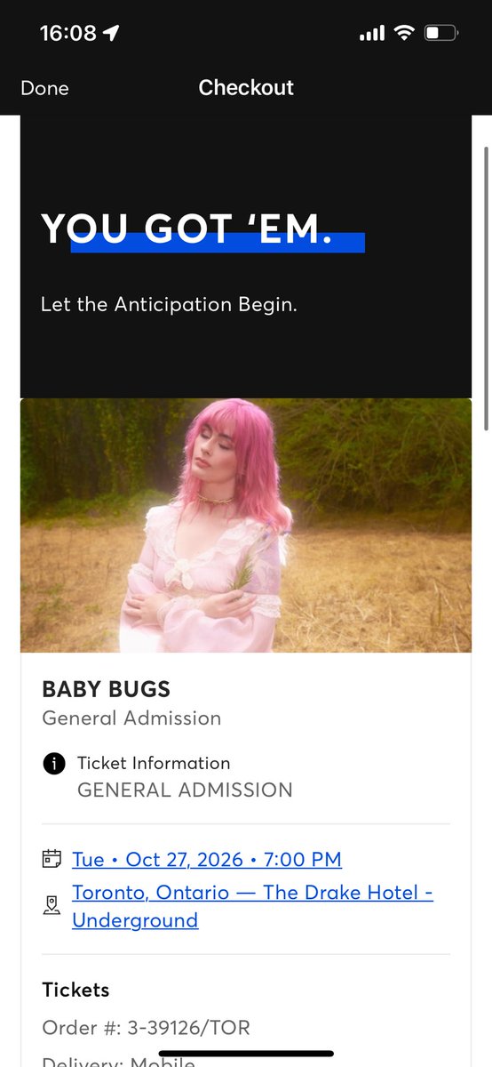 The_fire_Ange1's tweet photo. OMG going to see my favourite artist Baby Bugs!
#BabyBugs #BabyBugsConcert #LiveMusic #ConcertVibes #IndieMusic #AltGirl #EmoVibes #DarkPop #NowPlaying #FYP #Viral #ConcertNight #MusicLovers #Obsessed #CantWait https://t.co/yjlnP1SaAQ