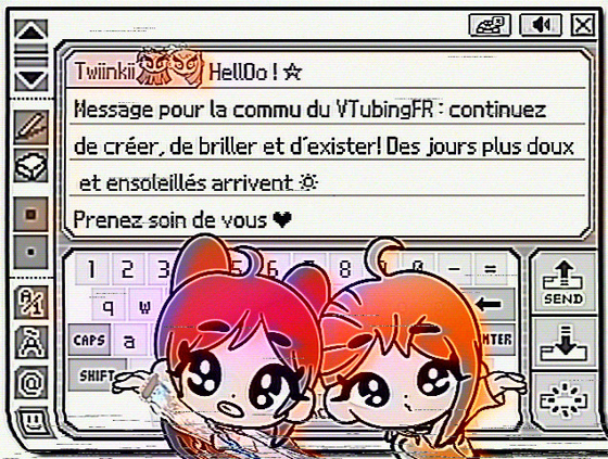 Twiinkii_'s tweet photo. ��•》#VTuberFR《••
Petit message pour la commu du Vtubing ✨
-`♡´- ٩(ˊᗜˋ*)و ༘⋆✿
Ҡ♡Ҡ♡Ŕ♡ 💗🧡 https://t.co/GUdEETuiue