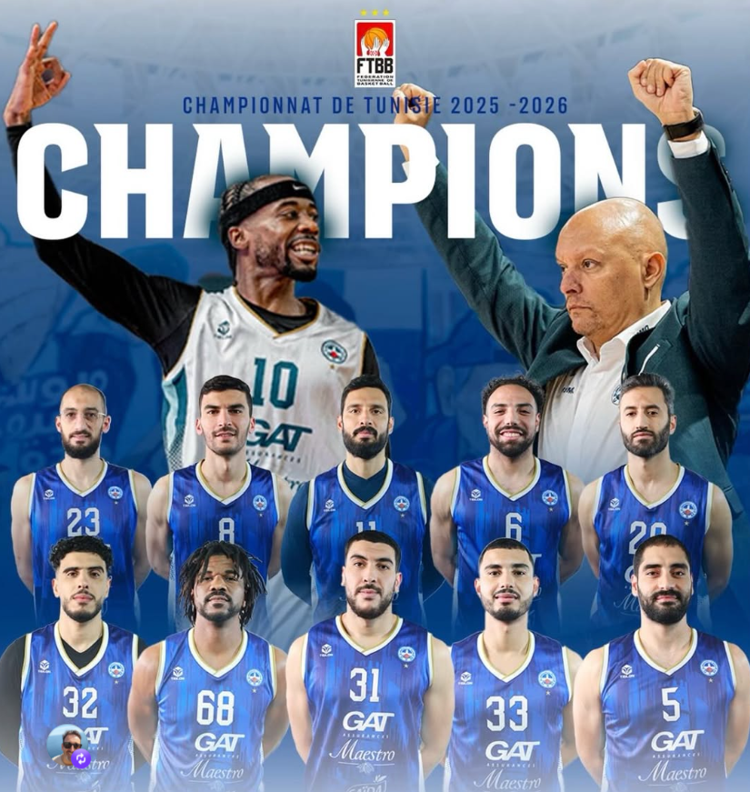 GIGANTESbasket's tweet photo. 🇪🇸🇹🇳 El entrenador español Arturo Álvarez se ha proclamado este fin de semana campeón de la liga Pro A de Túnez con su equipo, el @USMonastir_1923 

¡Enhorabuena! https://t.co/M3HtpeCBga