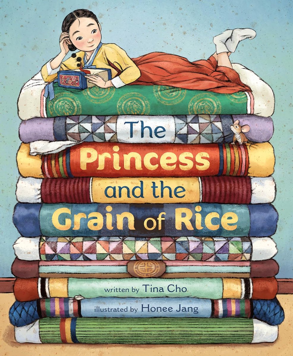 SueIrwinWrites's tweet image. My local public library has 4⃣  copies of THE PRINCESS AND THE GRAIN OF RICE (words by @TinaMCho, pics by Honee Jang), all currently being enjoyed by others, and I’m #⃣3⃣ on the wait list! Everyone wants to read this book! ❤️👸🍚📚#amreading #fiction #kidlit #picturebooks