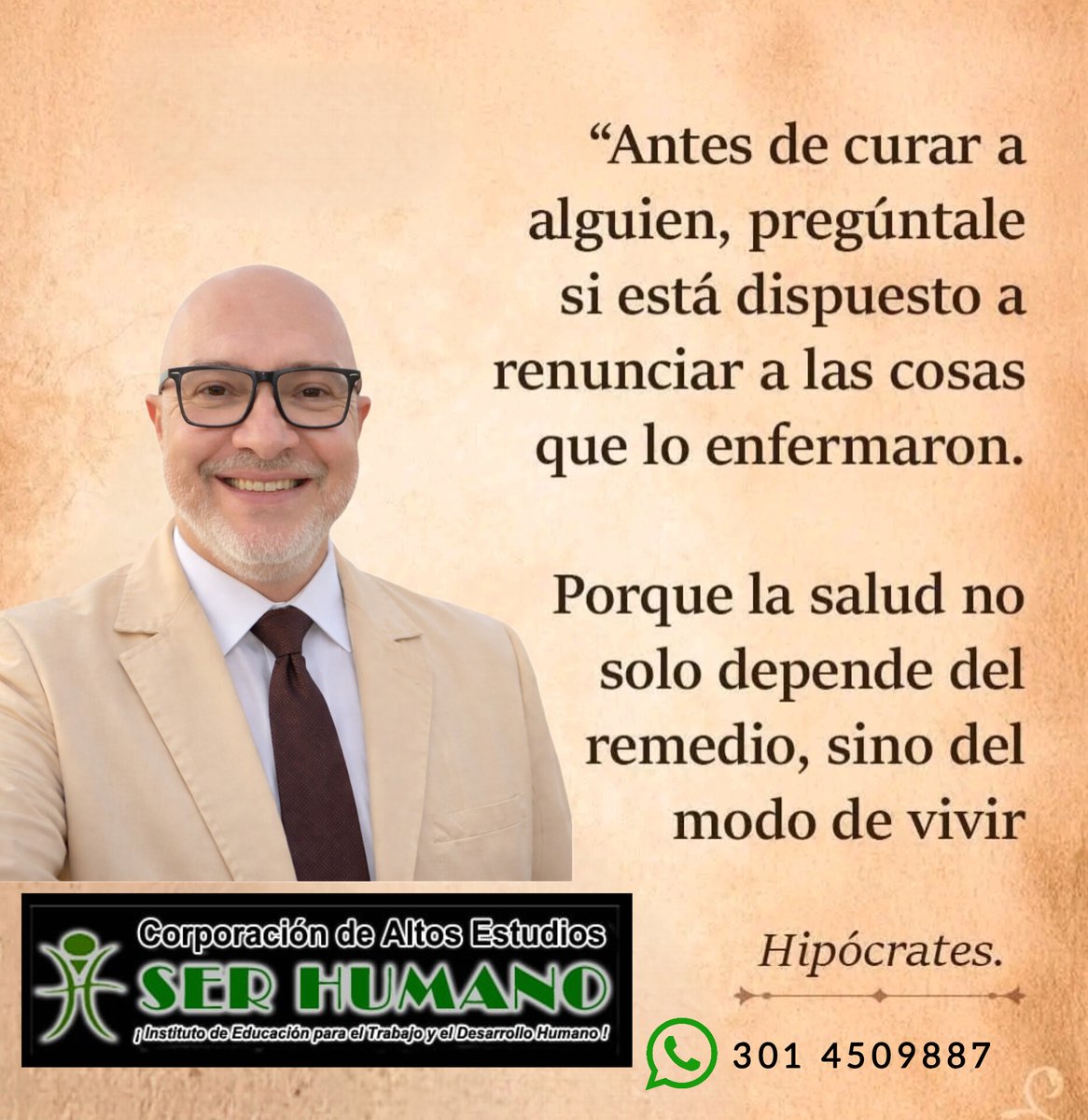 HelmuthMedina's tweet photo. La salud, entonces, no es un resultado aislado, sino una consecuencia de la coherencia entre lo que pensamos, sentimos y hacemos. Cuando el modo de vivir cambia, el cuerpo encuentra nuevas posibilidades de equilibrio. https://t.co/qdQZX0yWXl