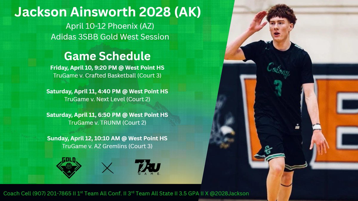 Jackson Ainsworth | 2028 | Colony HS | AK tweet media