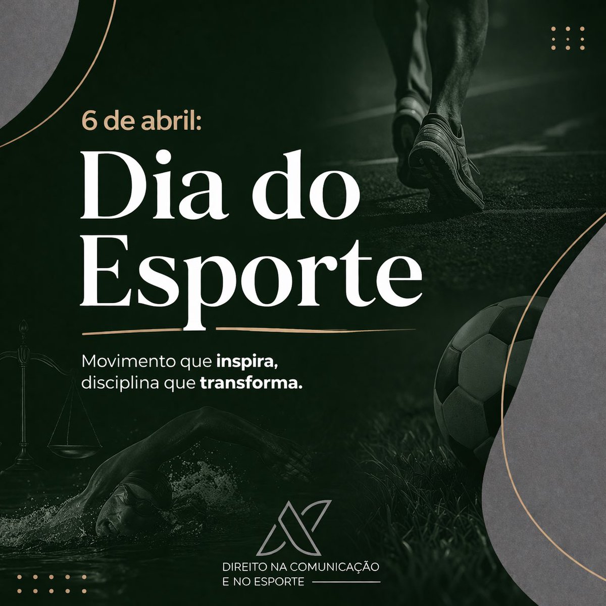 6 de abril, Dia do Esporte.

Orgulho para toda a nossa equipe atuar ao lado de clubes, federações, confederações e atletas por um esporte mais humano, profissional e responsável.

O jogo também se constrói com integridade.