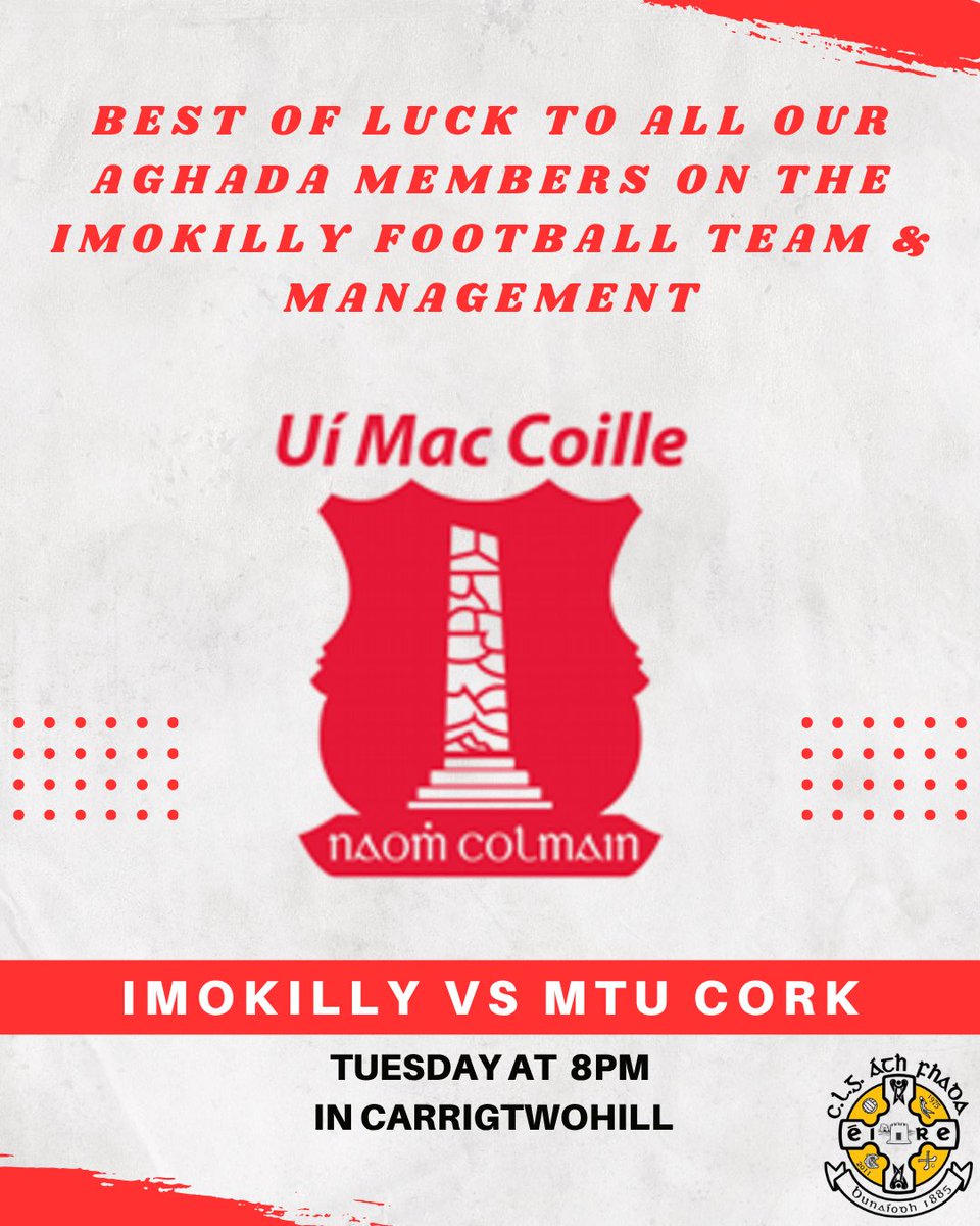 Aghada GAA, Camogie & Ladies Football Club tweet media